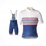 2019 Ropa Ciclismo Mavic Blanco Azul Mangas Corta y Culotte Corto