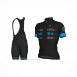 2021 Ropa Ciclismo ALE Azul Gris Mangas Corta y Culotte Corto