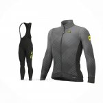 2021 Ropa Ciclismo ALE Gris Mangas Largas y Culotte Lunga