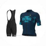 2021 Ropa Ciclismo ALE Profundo Azul Mangas Corta y Culotte Corto