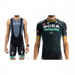 2021 Ropa Ciclismo Bora-Hansgrone Mundo Campeon Mangas Corta y Culotte Corto
