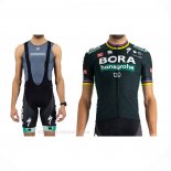 2021 Ropa Ciclismo Bora-Hansgrone Mundo Campeon Mangas Corta y Culotte Corto
