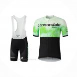 2021 Ropa Ciclismo Cannondale Negro Verde Mangas Corta y Culotte Corto