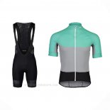 2021 Ropa Ciclismo POC Verde Mangas Corta y Culotte Corto