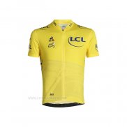 2021 Ropa Ciclismo Tour De France Amarillo Mangas Corta y Culotte Corto
