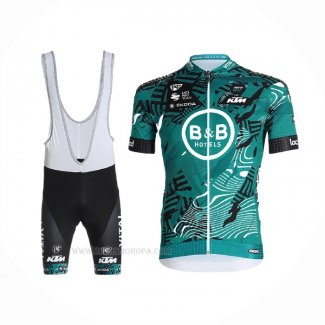 2021 Ropa Ciclismo Vital Concept-BB Hotels Verde Mangas Corta y Culotte Corto(1)