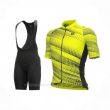 2022 Ropa Ciclismo ALE Amarillo Mangas Corta y Culotte Corto