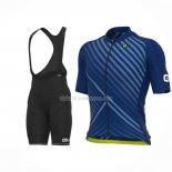 2022 Ropa Ciclismo ALE Azul Blanco Mangas Cortas y Culotte ioui015