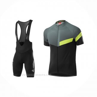 2022 Ropa Ciclismo Loffler Gris Mangas Corta y Culotte Corto