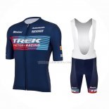 2023 Ropa Ciclismo Trek Factory Azul Mangas Cortas y Culotte Corto