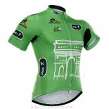 2015 Ropa Ciclismo Tour De France Verde Mangas Corta y Culotte Corto