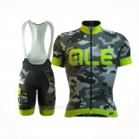 2016 Ropa Ciclismo ALE Verde Gris Mangas Corta y Culotte Corto