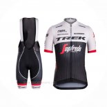 2016 Ropa Ciclismo Trek Segafredo Negro Blanco Mangas Corta y Culotte Corto