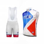 2017 Chalecos Cortavientos FDJ Azul Rojo