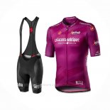 2020 Ropa Ciclismo Giro d'Italia Fucsia Mangas Corta y Culotte Corto