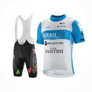 2020 Ropa Ciclismo Israel Start-up Nation Azul Claro Blanco Mangas Corta Y Culotte Corto