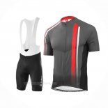 2020 Ropa Ciclismo Loffler Negro Blanco Rojo Mangas Corta y Culotte Corto