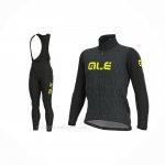 2021 Ropa Ciclismo ALE Negro Mangas Largas y Culotte Lunga(3)