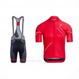 2021 Ropa Ciclismo Castelli Rojo Blanco Mangas Corta y Culotte Corto