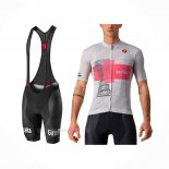 2021 Ropa Ciclismo Giro d'Italia Blanco Rosa Mangas Corta y Culotte Corto