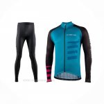 2021 Ropa Ciclismo Nalini Azul Mangas Largas Y Culotte Lunga(3)