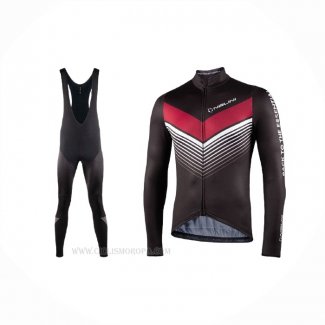 2021 Ropa Ciclismo Nalini Negro Mangas Largas Y Culotte Lunga