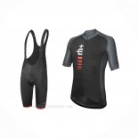 2021 Ropa Ciclismo RH+ Negro Mangas Corta y Culotte Corto