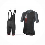 2021 Ropa Ciclismo RH+ Negro Mangas Corta y Culotte Corto