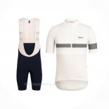 2021 Ropa Ciclismo Rapha Blanco Mangas Corta y Culotte Corto