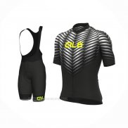 2022 Ropa Ciclismo ALE Negro Blanco Mangas Corta y Culotte Corto