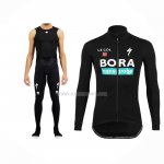 2022 Ropa Ciclismo Bora-hansgrone Negro Mangas Largas y Culotte ioui007