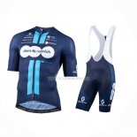 2023 Ropa Ciclismo DSM Azul Mangas Cortas y Culotte Corto