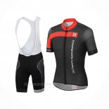2015 Ropa Ciclismo Castelli 3t Negro Rojo Mangas Corta y Culotte Corto