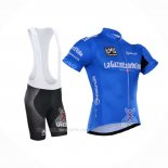 2016 Ropa Ciclismo Giro d'Italia Azul Blanco Mangas Corta y Culotte Corto