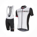 2016 Ropa Ciclismo Nalini Blanco Negro Mangas Corta Y Culotte Corto