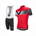 2016 Ropa Ciclismo Nalini Gris Rojo Mangas Corta Y Culotte Corto