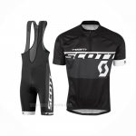 2016 Ropa Ciclismo Scott Blanco Negro Mangas Corta Y Culotte Corto