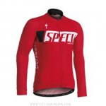 2016 Ropa Ciclismo Specialized Blanco Rojo Manica Lunga