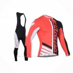 2016 Ropa Ciclismo Specialized Naranja Negro Mangas Largas y Culotte Lunga