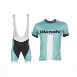 2017 Ropa Ciclismo Bianchi Verde Mangas Corta y Culotte Corto