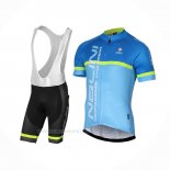 2017 Ropa Ciclismo Nalini Brivio Azul Mangas Corta Y Culotte Corto