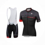 2017 Ropa Ciclismo Sportful Sc Negro Mangas Corta y Culotte Corto