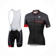 2017 Ropa Ciclismo Sportful Sc Negro Mangas Corta y Culotte Corto