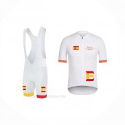 2019 Ropa Ciclismo Vuelta Espana Blanco Mangas Corta y Culotte Corto