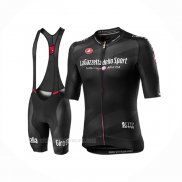 2020 Ropa Ciclismo Giro d'Italia Negro Mangas Corta y Culotte Corto(2)