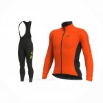 2021 Ropa Ciclismo ALE Naranja Mangas Largas y Culotte Lunga(2)