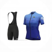 2021 Ropa Ciclismo Mujer ALE Azur Mangas Corta y Culotte Corto