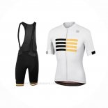 2021 Ropa Ciclismo Sportful Blanco Mangas Corta y Culotte Corto