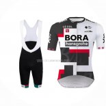 2022 Ropa Ciclismo Bora-hansgrone Negro Blanco Mangas Cortas y Culotte Corto