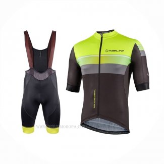 2022 Ropa Ciclismo Nalini Amarillo Mangas Corta Y Culotte Corto